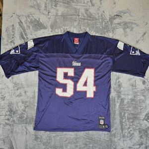 Vintage Reebok NFL Players Tedy Bruschi #54 New England Patriots Jersey Med